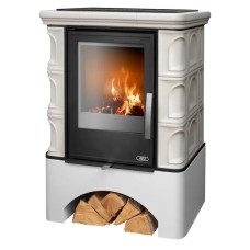 Kachlová kamna ABX Iberia s výměníkem ahornweiss